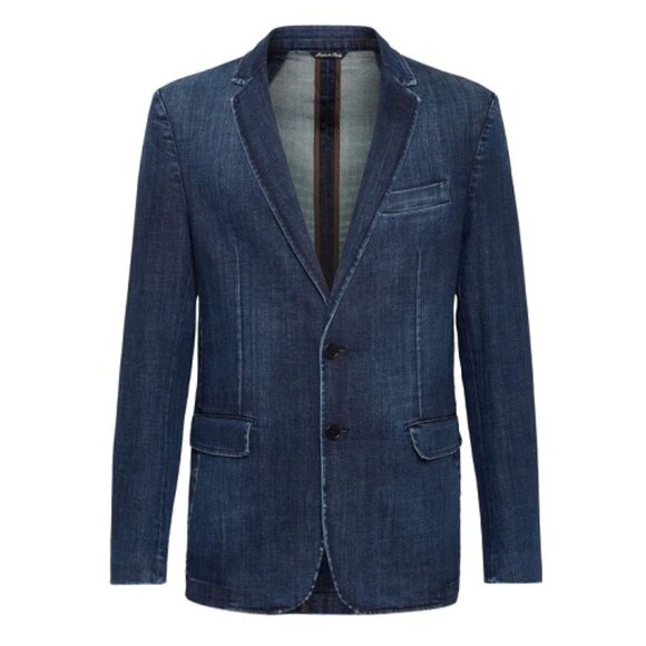 Philipp Plein Denim Blazer NWOT, Size 3XL runs small - Picture 4 of 17